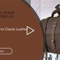 Timeless Charm: Classic Leather Weekenders